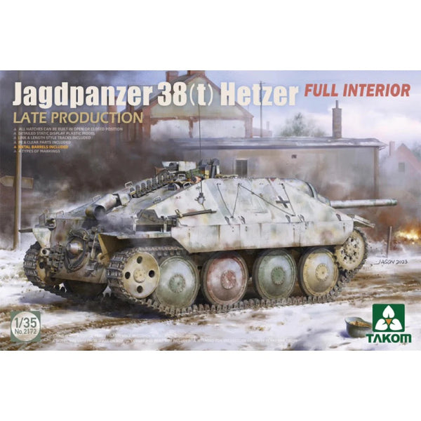 1/35 Jagdpanzer 38(t) Hetzer Late Production with Full Interior