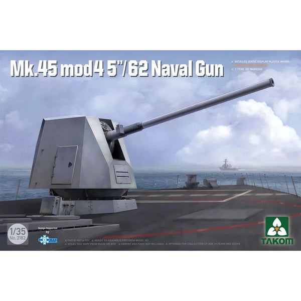 image1_1/35 JMSDF Mk.45 Mod4 5"/62 Naval Gun Plastic Model Kit