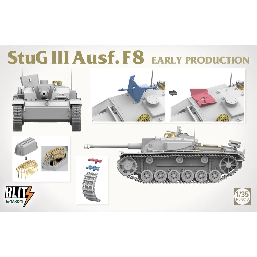 1/35 StuG III Ausf.F8 Early Prodution – Hobbyco