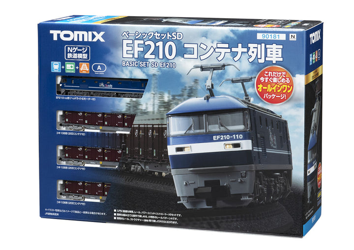 N Starter Set SD EF 210 Container Train_3