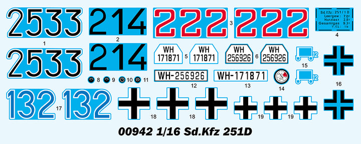 1/16 Sd.Kfz 251D Plastic Model Kit_3