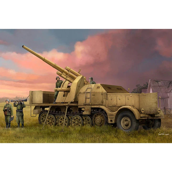 image1_1/35 Schwerer Zugkraftwagen 18 T with 8.8 cm Flak Plastic Model Kit