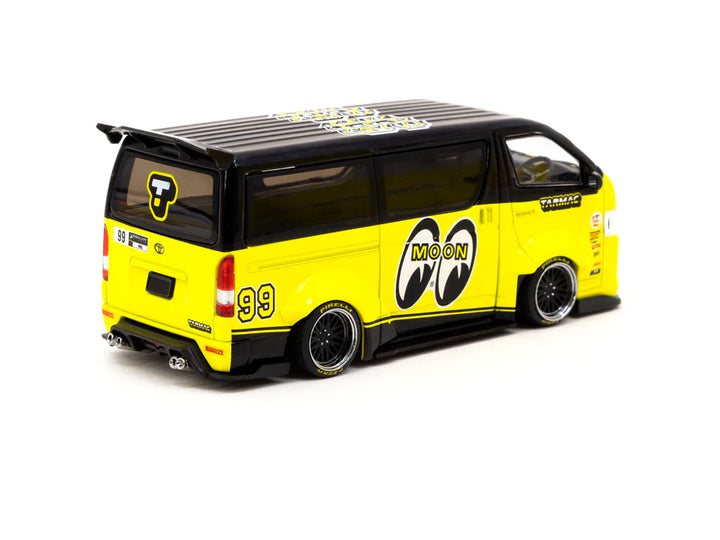 1/43 Toyota Hiace Widebody Mooneyes Team Van_2