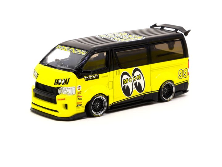 1/43 Toyota Hiace Widebody Mooneyes Team Van_1