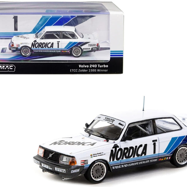 1/64 Volvo 240 Turbo ETCC Zolder 1986 Winner Johnny Cecotto / Thomas Lindstrom