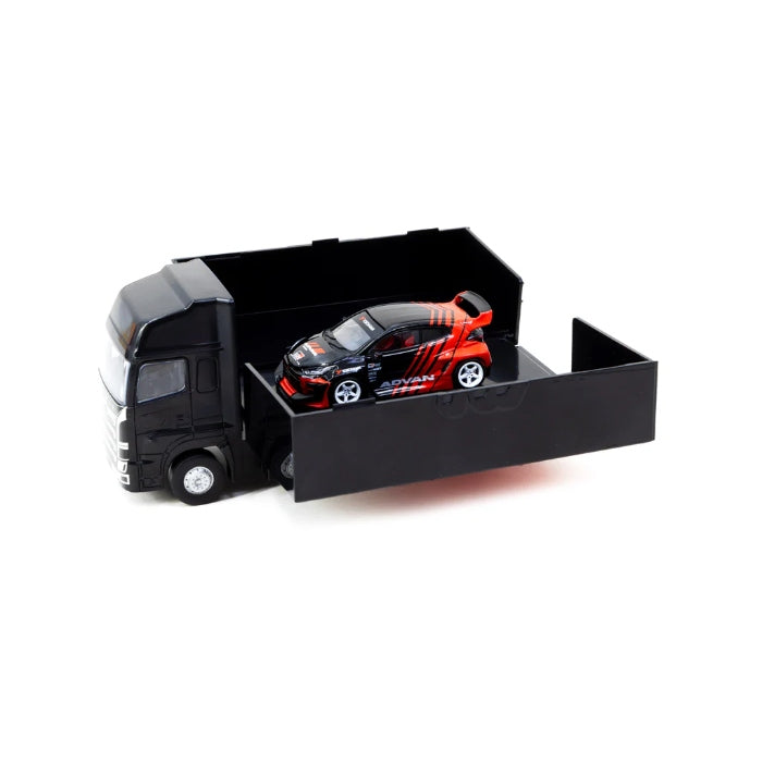 1/64 Pandem Yaris Advan - with Truck Packaging