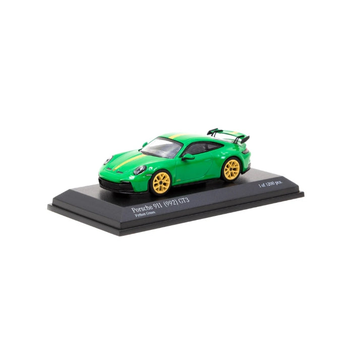 1/64 Python Green Porsche 911 (992) GT3 Minichamps