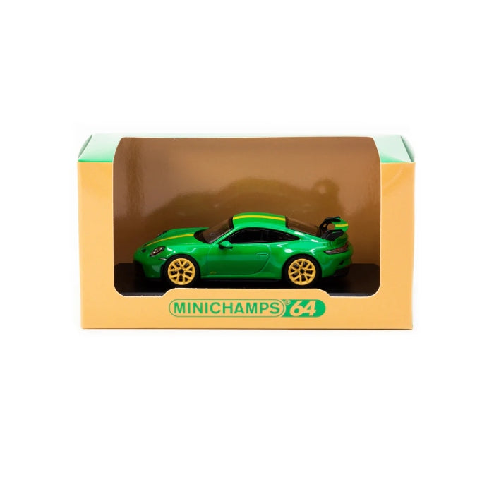 1/64 Python Green Porsche 911 (992) GT3 Minichamps