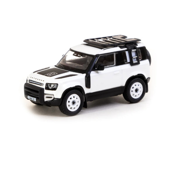 1/64 Land Rover Defender 90 White Metallic - Lamley Special Edition