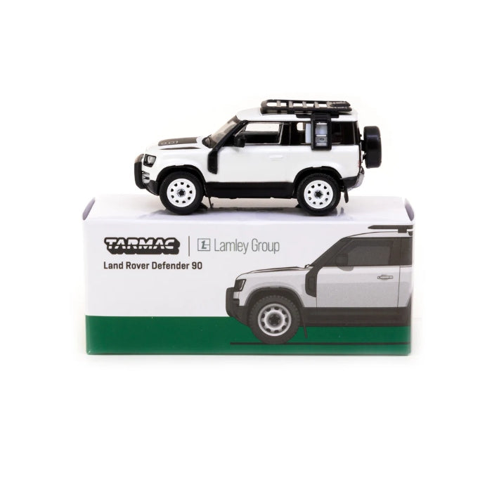 1/64 Land Rover Defender 90 White Metallic - Lamley Special Edition