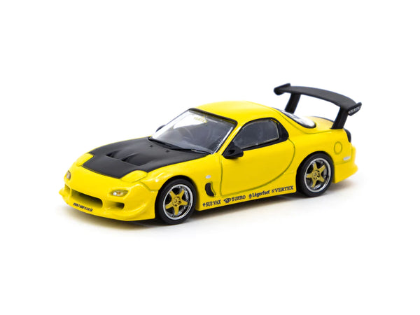 1/64 VERTEX Mazda RX-7 FD3S - Yellow Metallic