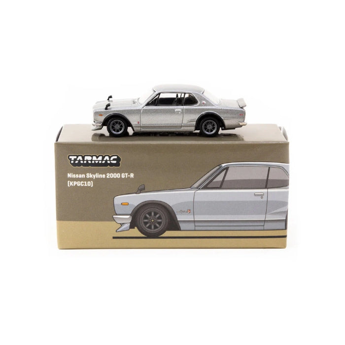 1/64 Nissan Skyline 2000 GT-R (KPGC10) Silver Global64 Series Success