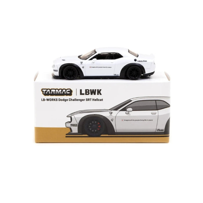 1/64 LB-WORKS Dodge Challenger SRT Hellcat - White