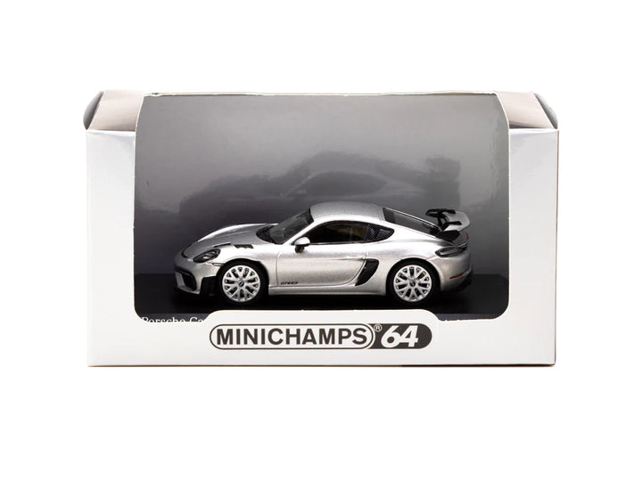 1/64 GT Silver Metallic Porsche Cayman GT4 RS_3