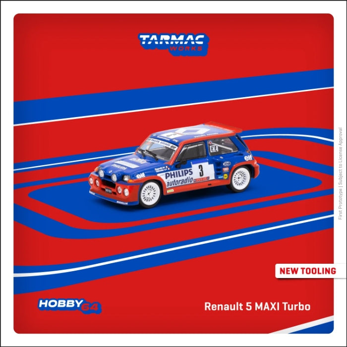 1/64 Renault 5 MAXI Turbo Tour de Corse Rallye de France '85 Winner Jean Ragnotti / Pierre Thimonier