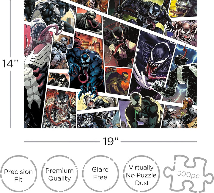 500pc Marvel Venom Panels Puzzle