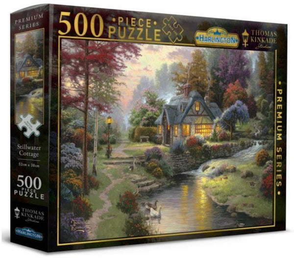 500pc Thomas Kinkade PQ Stillwater Cottage