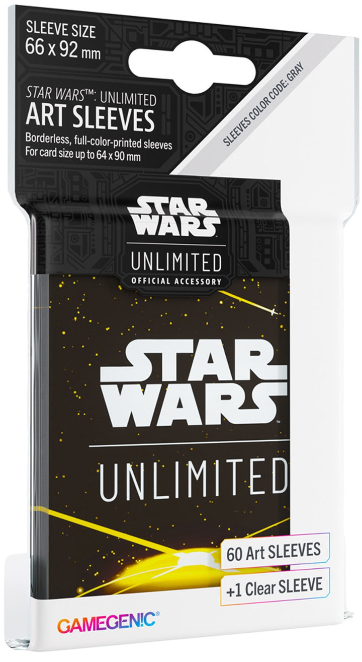 Star Wars Unlimited Art Sleeves - Card Back Yellow