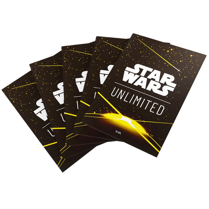 Star Wars Unlimited Art Sleeves - Card Back Yellow