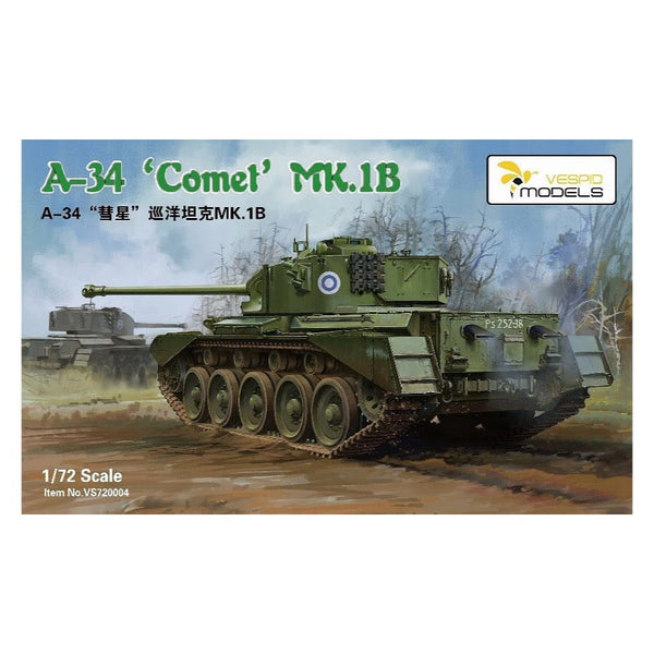 1/72 Cruiser Tank A34 COMET Mk.IB