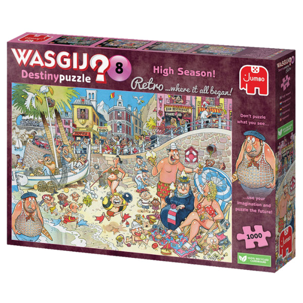 image_1000pc Wasgij? Retro Destiny #8 High Season Jigsaw Puzzle