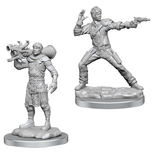 D&D Nolzur's Marvelous Miniatures: Human Artificer & Human Apprentice_1