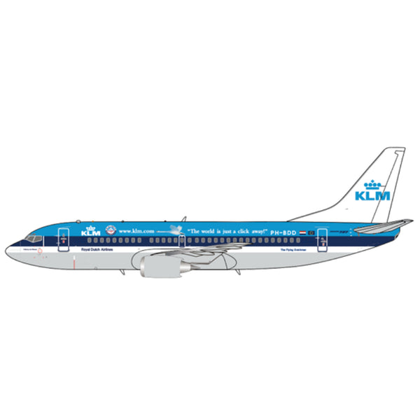 image1_1/400 KLM Royal Dutch Airlines Boeing 737-300 The world is just a click away! Reg: PH-BDD with Antenna