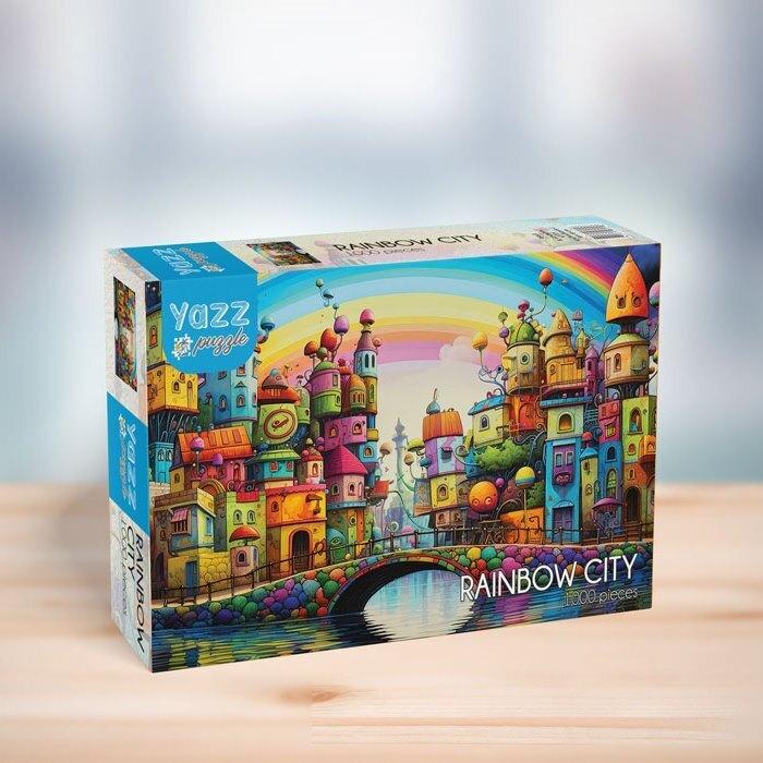 1000pc Rainbow City Jigsaw Puzzle