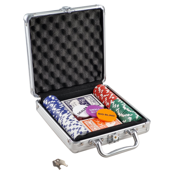 100 Poker Chip Set with Case