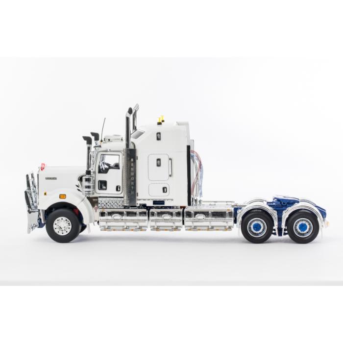 1/50 Kenworth C509 Sleeper White Blue Chassis