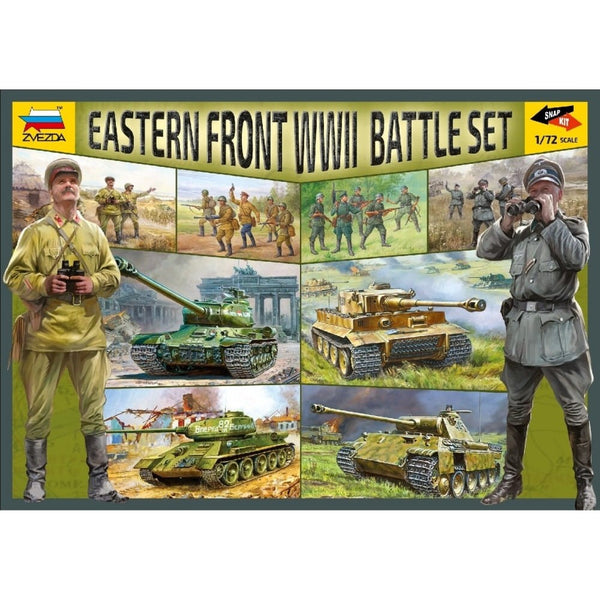 1/72 Eastern Front WWII Battle Set  Plastic Model Kit