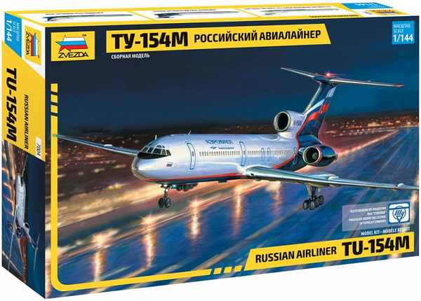 1/144 Russian Airliner  Tu154M  Plastic Model Kit