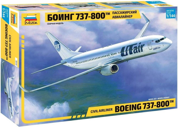 1/144 Civil Airliner  Boeing 737800  Plastic Model Kit