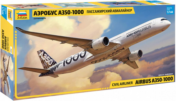 1/144 Civil Airliners  Airbus A3501000  Plastic Model Kit