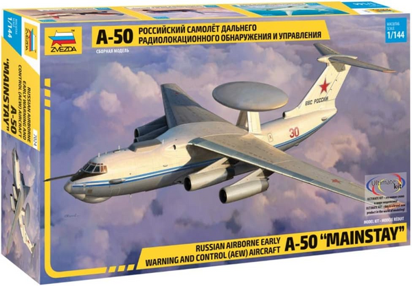 1/144 Russian Airborne Early Warning and Control (AEW) Aircraft A50 Mainstay Plastic Model Kit