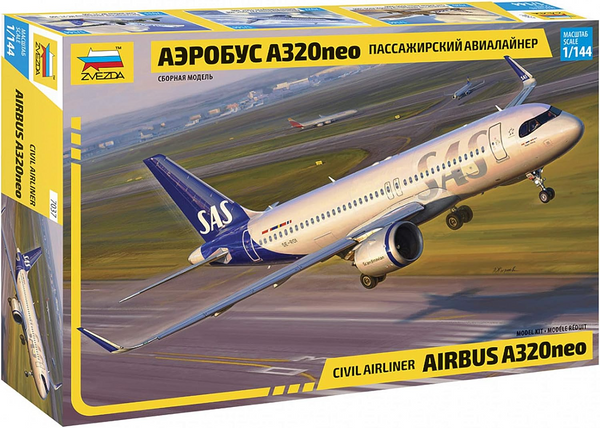 1/144 Civil Airliner  Airbus A320neo  Plastic Model Kit