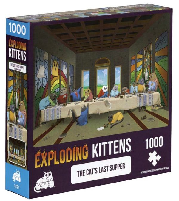 1000pc The Cat's Last Supper Puzzle