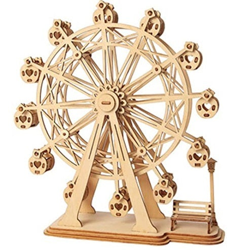 Classical 3D Wooden Ferris Wheel