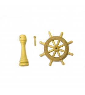 Ships Wheel 40mm Wooden Ship Accessory