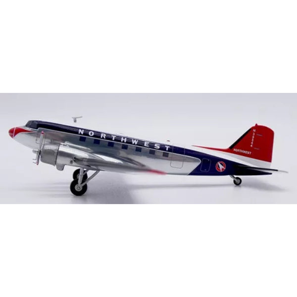 image1_1/200 Northwest Airlines McDonnell Douglas DC-3 "Polished" Reg: N39544 with Stand