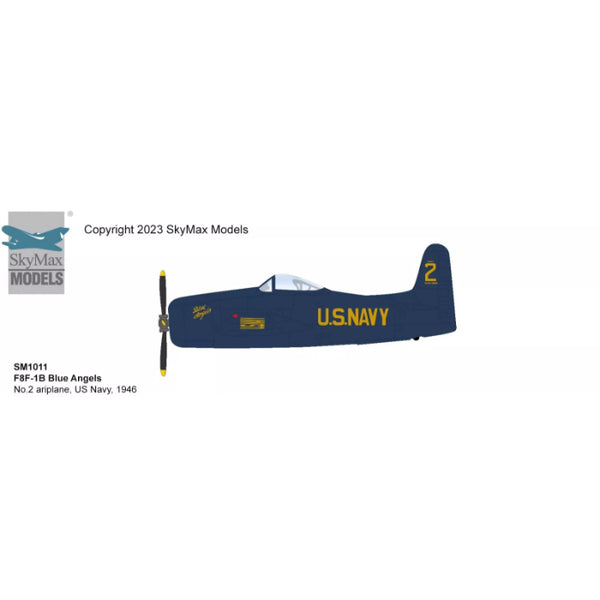 image1-1/72 F8F-1B Blue Angels US Navy 1946 Season (with Decals For 1 to 5 Airplanes)