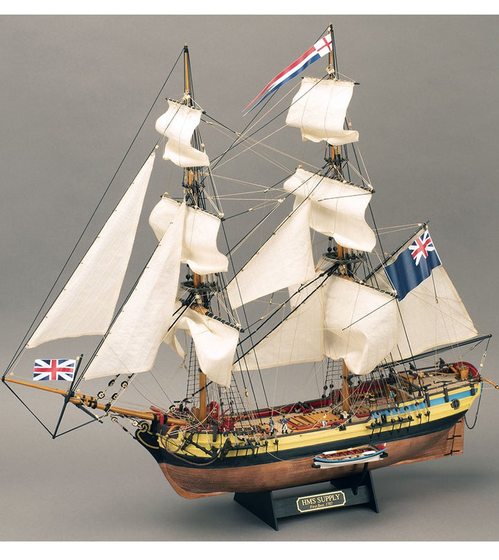 1/50 HMS Supply First Fleet Wooden Ship