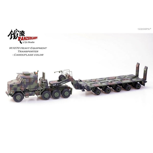 Panzerkampf  1/72 US Oshkosh M1070 Heavy Equipment Transporter with M1000 Trailer  Green Camouflage