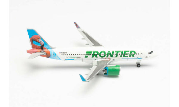 1/500 Frontier Airlines Airbus A320neo   Flo the Flamingo