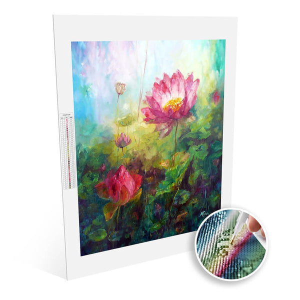 Diamond Painting Kit Lotus Light