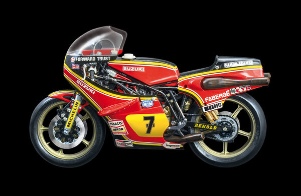 1/9 Suzuki RG 500 XR27 Heron Team 1978 Barry Sheene