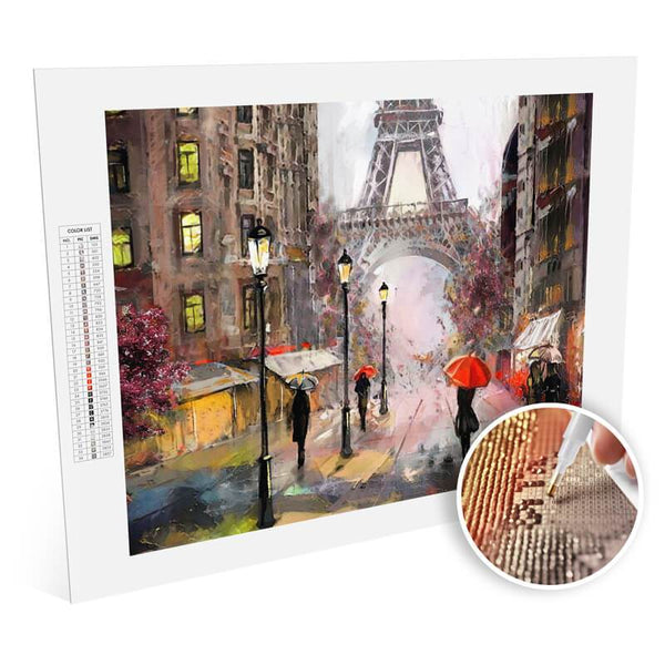 Diamond Painting Kit Streets in Paris