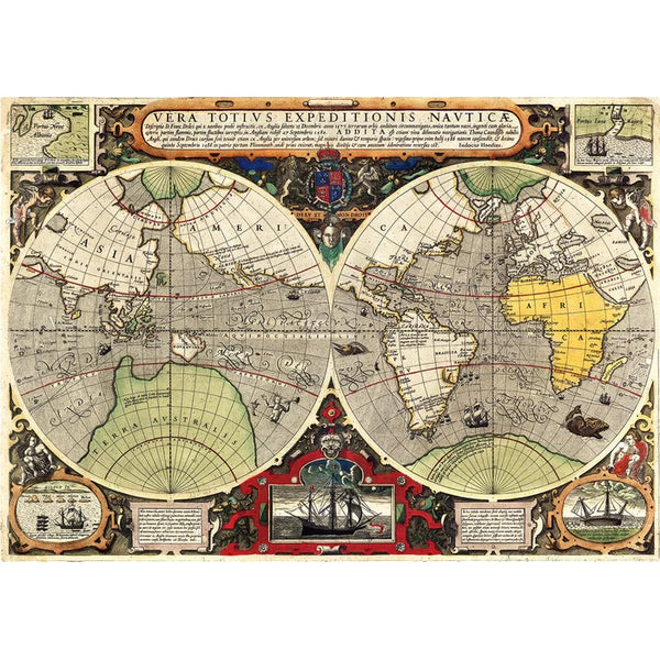 6000pc Antique Nautical Map