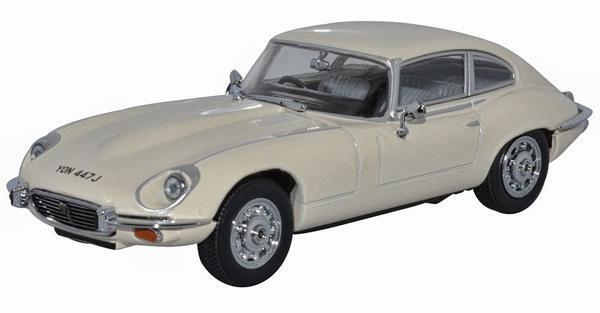 1/43 Jaguar V12 E Type Coupe Old English White