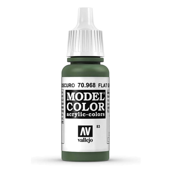 Model Colour #088  Flat Green 18ml Matt Acrylic Paint